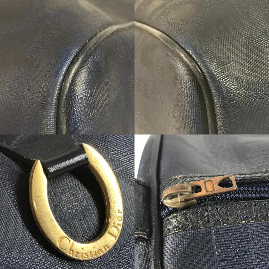 Dior ディオール トロッター ロゴ カバン ハンドバッグ 旅行バッグ トラベルバッグ ヴィンテージ ボストンバッグ ネイビー 【中古】 |  | 07
