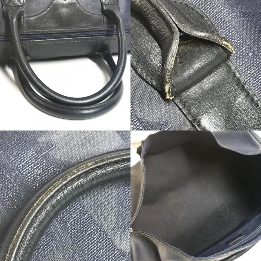 Dior ディオール トロッター ロゴ カバン ハンドバッグ 旅行バッグ トラベルバッグ ヴィンテージ ボストンバッグ ネイビー 【中古】 |  | 08