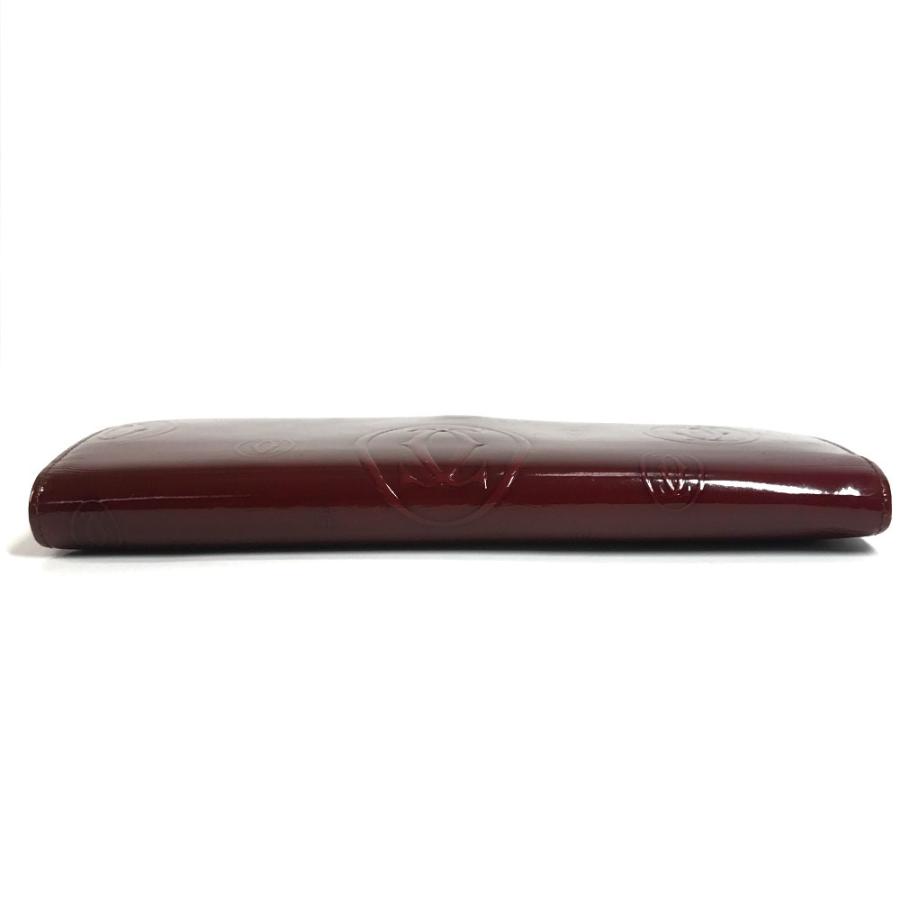 CARTIER カルティエ ハッピーバースデー ロゴ ロングウォレット 長財布 レッド ユニセックス【中古】 | Cartier | 05