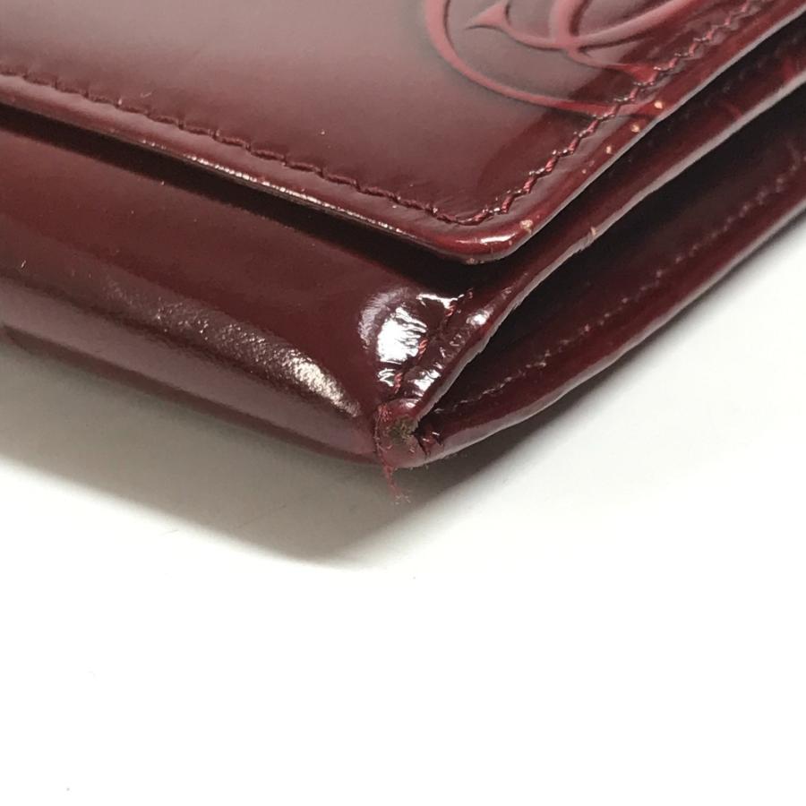 CARTIER カルティエ ハッピーバースデー ロゴ ロングウォレット 長財布 レッド ユニセックス【中古】 | Cartier | 06