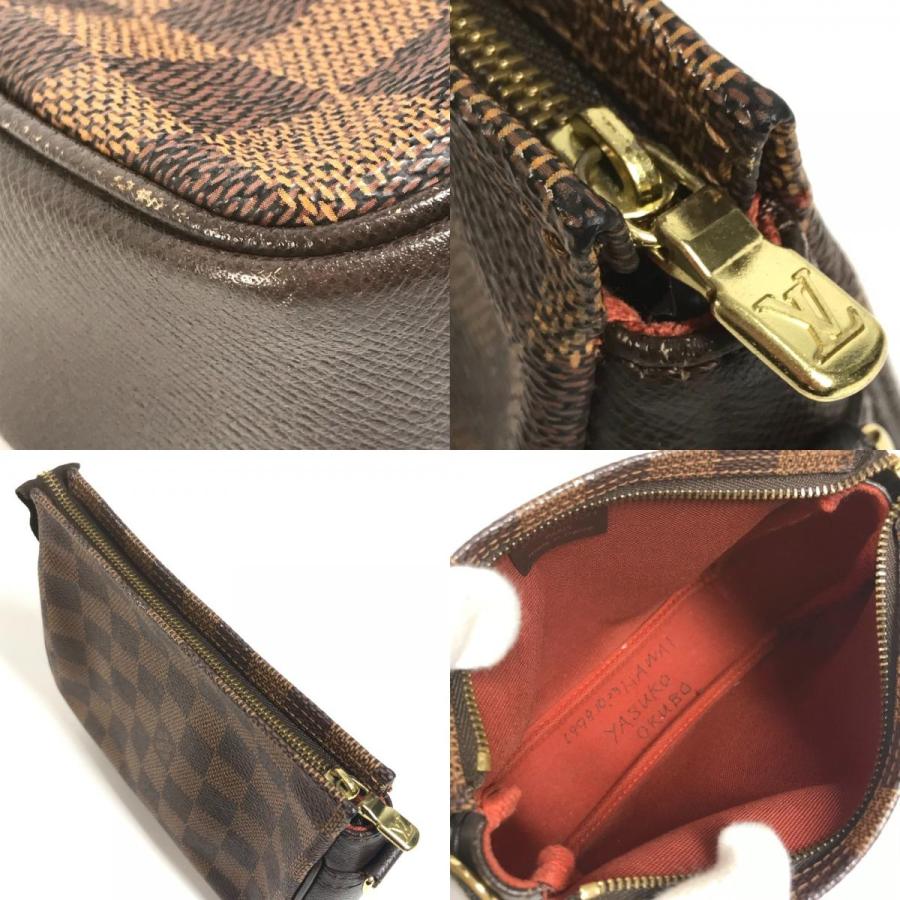 LOUIS VUITTON ルイヴィトン N51982 トゥルース メイクアップ アクセサリーポーチ カバン  ハンドバッグ ダミエ ショルダーバッグ【中古】 | LOUIS VUITTON | 08