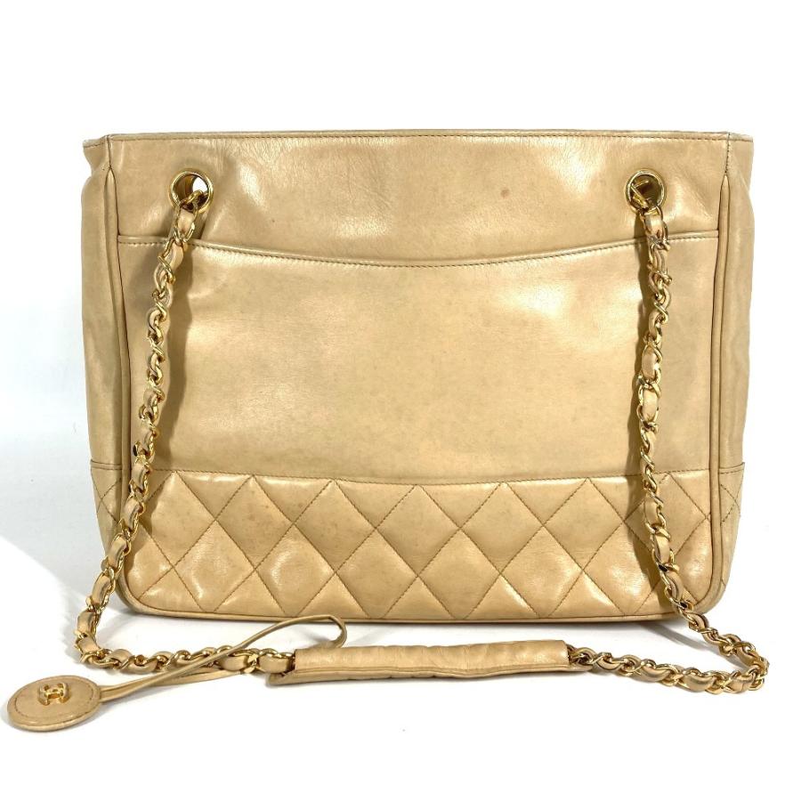 CHANEL シャネル  カバン ヴィンテージシャネル Vintage Chanel ヴィンテージ マトラッセ Wチェーン ショルダー トートバッグ 【中古】 | CHANEL | 01