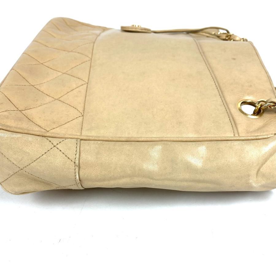 CHANEL シャネル  カバン ヴィンテージシャネル Vintage Chanel ヴィンテージ マトラッセ Wチェーン ショルダー トートバッグ 【中古】 | CHANEL | 02