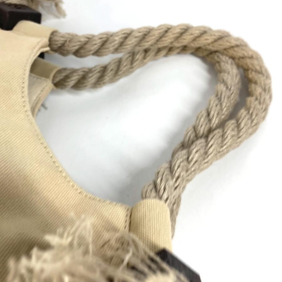 CHANEL シャネル CC ココマーク ロゴ デカココ カバン ショルダーバッグ 肩掛け カバン フィッシュネット ハンドバッグ ベージュ【中古】 | CHANEL | 06