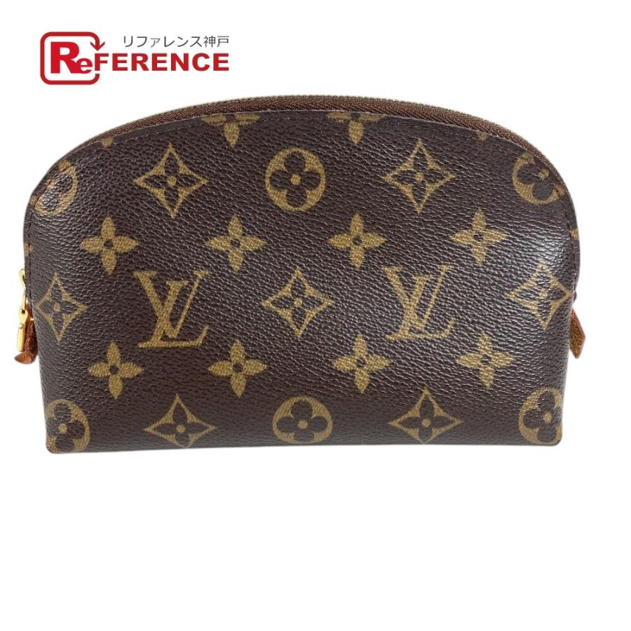 LOUIS VUITTON ルイヴィトン M47515 ポシェット コスメティック PM メイクポーチ  モノグラム 化粧ポーチ ブラウン ユニセックス【中古】 | LOUIS VUITTON