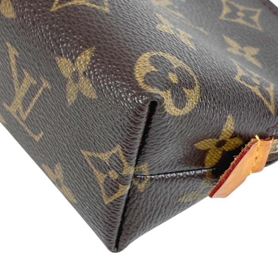 LOUIS VUITTON ルイヴィトン M47515 ポシェット コスメティック PM メイクポーチ  モノグラム 化粧ポーチ ブラウン ユニセックス【中古】 | LOUIS VUITTON | 04
