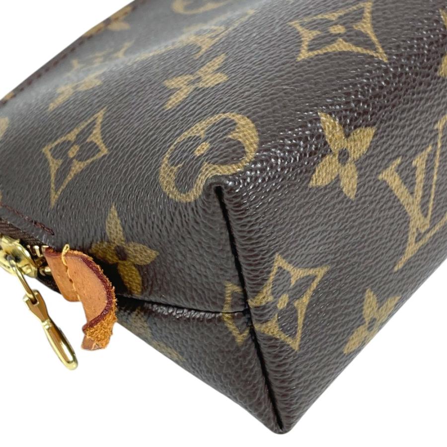 LOUIS VUITTON ルイヴィトン M47515 ポシェット コスメティック PM メイクポーチ  モノグラム 化粧ポーチ ブラウン ユニセックス【中古】 | LOUIS VUITTON | 05
