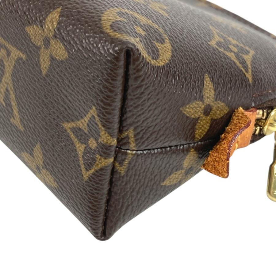 LOUIS VUITTON ルイヴィトン M47515 ポシェット コスメティック PM メイクポーチ  モノグラム 化粧ポーチ ブラウン ユニセックス【中古】 | LOUIS VUITTON | 06