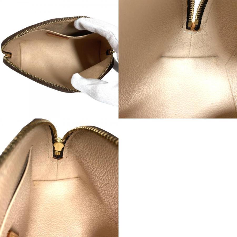 LOUIS VUITTON ルイヴィトン M47515 ポシェット コスメティック PM メイクポーチ  モノグラム 化粧ポーチ ブラウン ユニセックス【中古】 | LOUIS VUITTON | 09