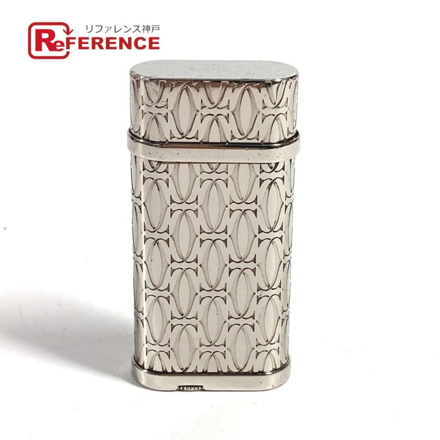 CARTIER カルティエ C ドゥ カルティエ デコール パラジウム ローラ ライター ロゴ 喫煙具 煙草 タバコ ライター シルバー【中古】 | Cartier