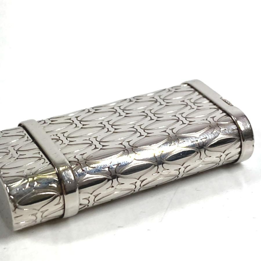 CARTIER カルティエ C ドゥ カルティエ デコール パラジウム ローラ ライター ロゴ 喫煙具 煙草 タバコ ライター シルバー【中古】 | Cartier | 04