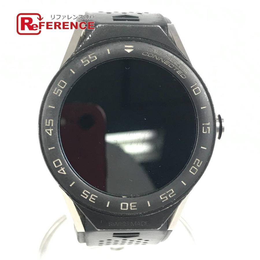 TAG HEUER タグホイヤー SBF8A8001 Connected 45mm コネクッド ウォッチ スマートウォッチ 時計 腕時計 ブラック メンズ【中古】 | 