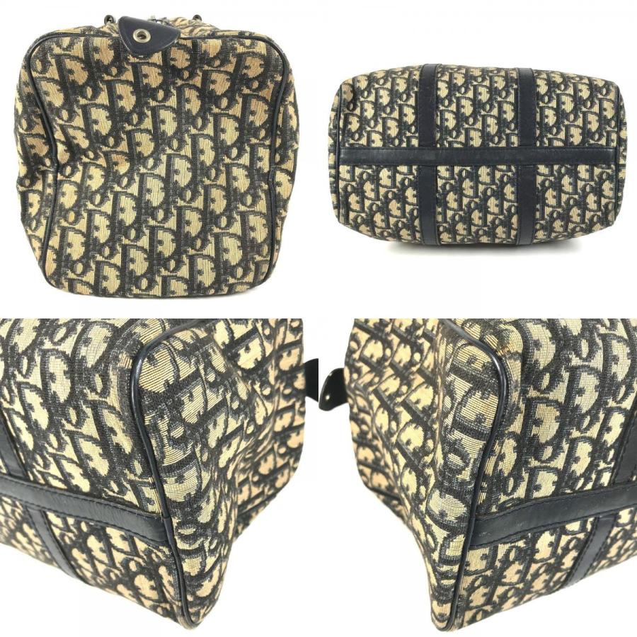 Dior ディオール トロッター ロゴ カバン ミニボストンバッグ ヴィンテージ ハンドバッグ ネイビー ユニセックス【中古】 |  | 09