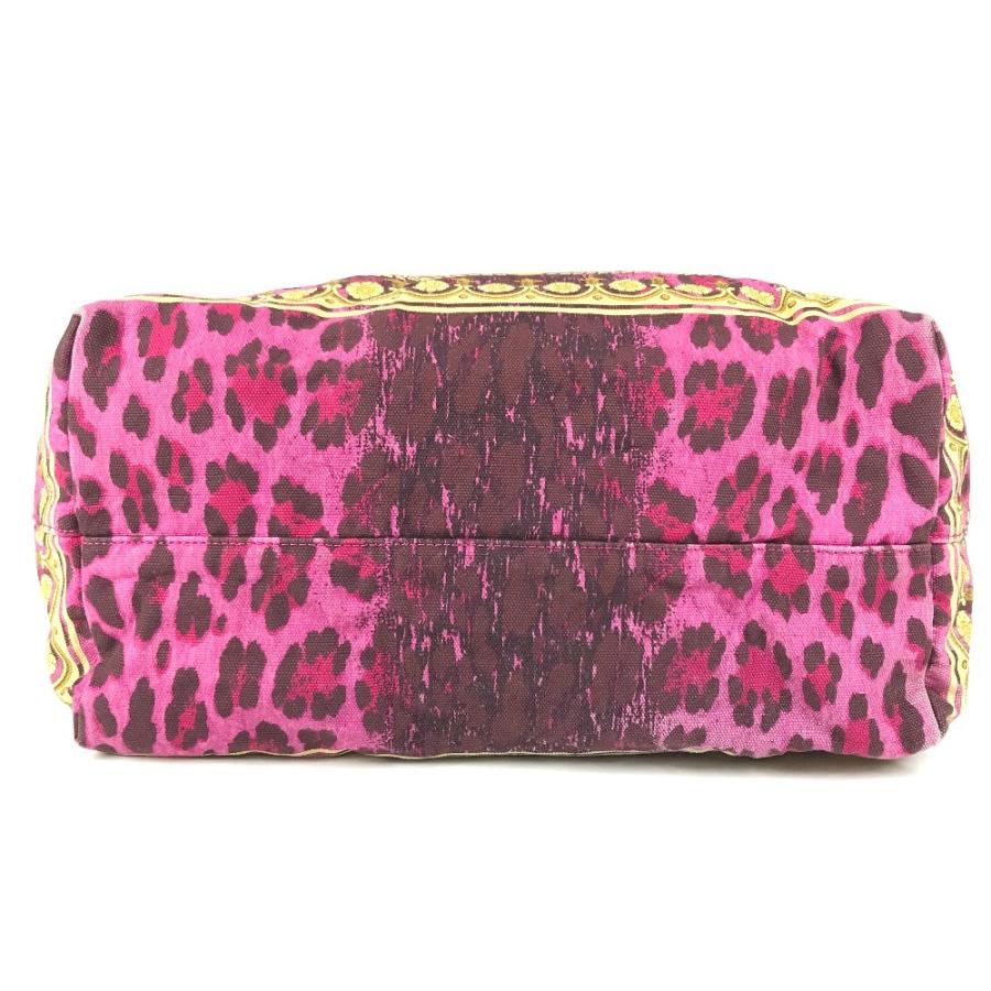 VERSACE ヴェルサーチ ロゴ 総柄 カバン トートバッグ 肩掛け ショルダーバッグ ピンク ユニセックス【中古】 |  | 04