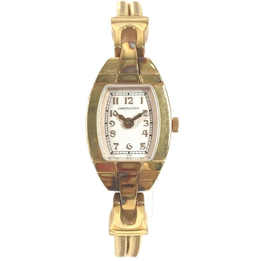 HAMILTON ハミルトン  H311410  ブレスウォッチ ロゴ レディースウォッチ ウォッチ 腕時計 ゴールド メンズ【中古】 | HAMILTON | 01