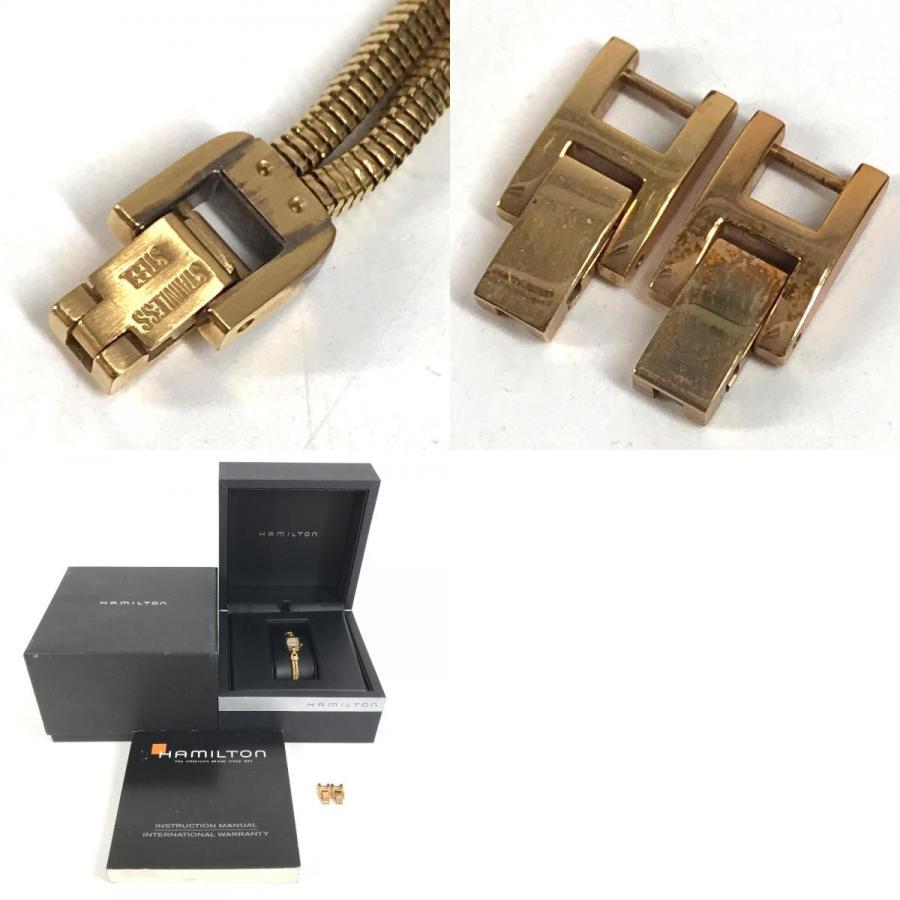 HAMILTON ハミルトン  H311410  ブレスウォッチ ロゴ レディースウォッチ ウォッチ 腕時計 ゴールド メンズ【中古】 | HAMILTON | 09
