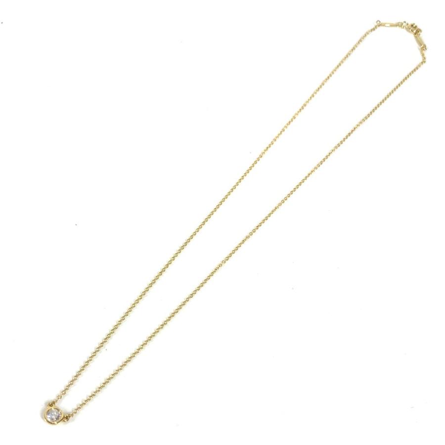TIFFANY&Co. ティファニー バイザヤード ダイヤ 1PD チェーンネックレス 18K 金 K18  ダイヤモンド ネックレス レディース【中古】 | TIFFANY&Co. | 02