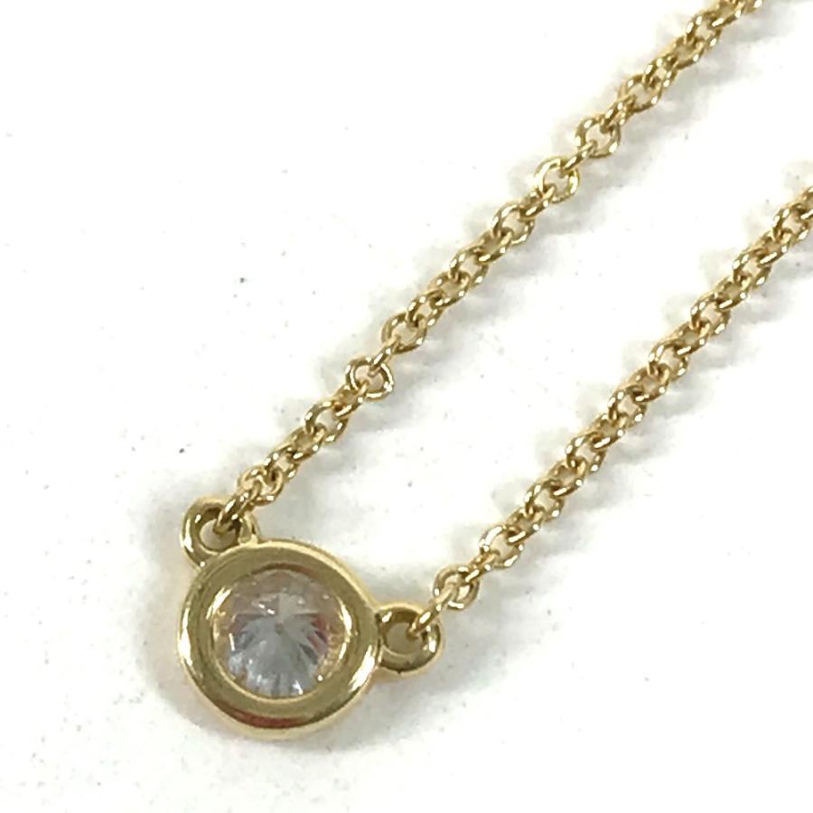 TIFFANY&Co. ティファニー バイザヤード ダイヤ 1PD チェーンネックレス 18K 金 K18  ダイヤモンド ネックレス レディース【中古】 | TIFFANY&Co. | 03