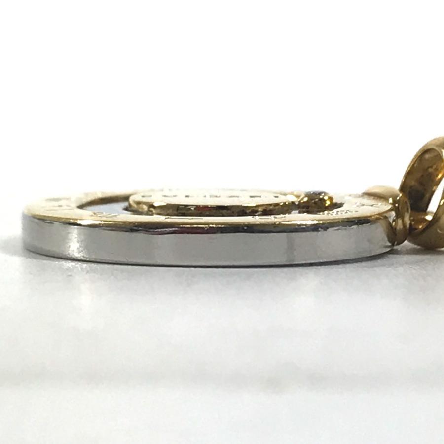 BVLGARI ブルガリ ホロスコープ ロゴ コンビ ネックレス アクセサリー ジュエリー K18 金 1PD ダイヤ  ペンダントトップ【中古】 | BVLGARI | 02