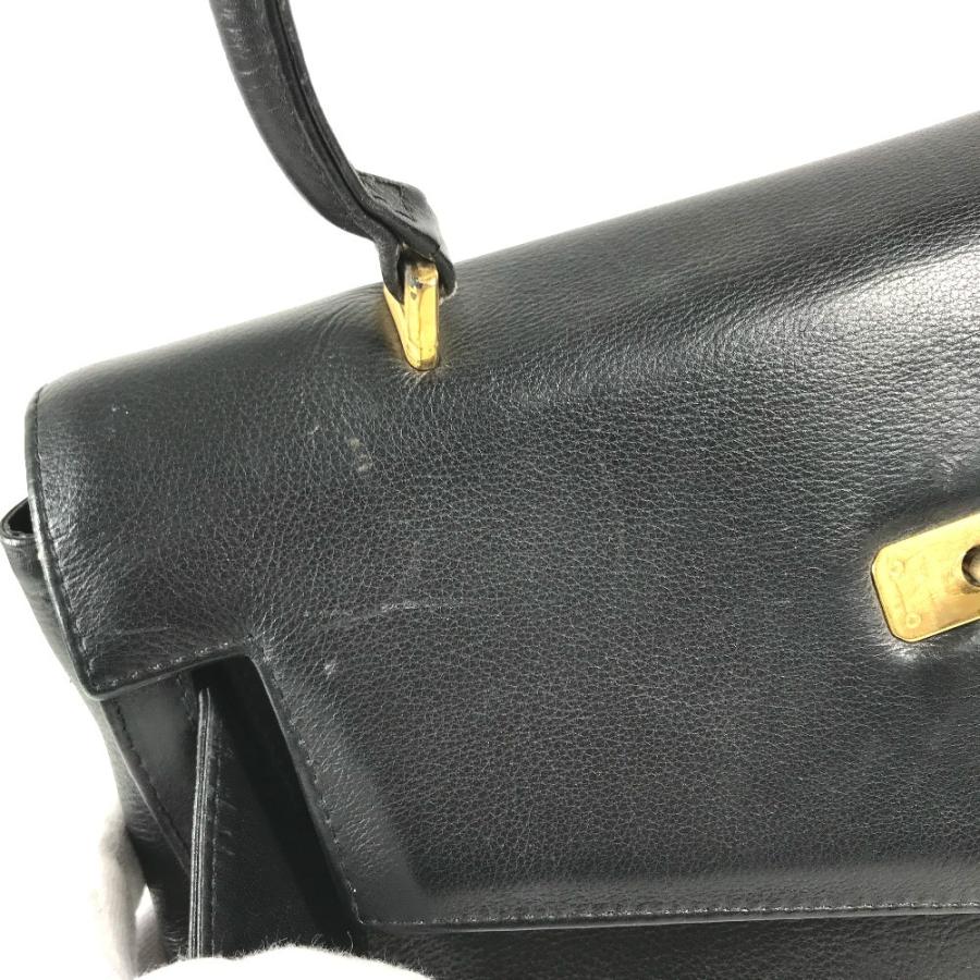 VERSACE ヴェルサーチ ロゴ メデューサ カバン フラップ トートバッグ ヴィンテージ ハンドバッグ ブラック ユニセックス【中古】 |  | 04