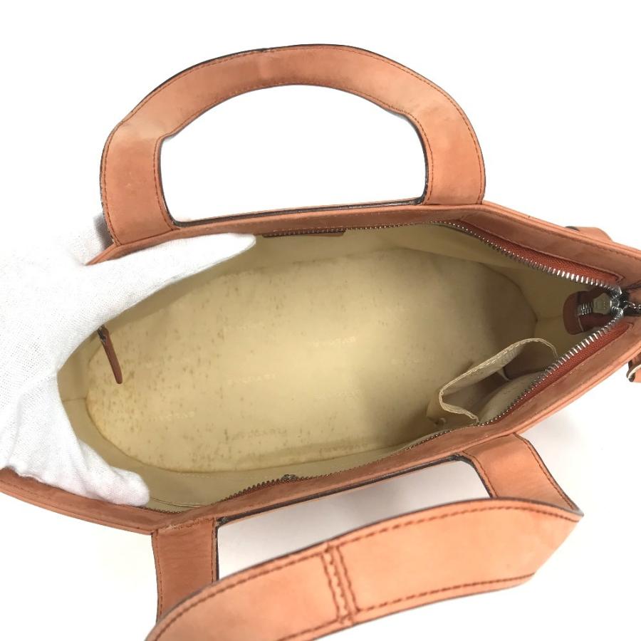 BVLGARI ブルガリ 2WAYバッグ  カバン 斜め掛け トートバッグ ショルダーバッグ ハンドバッグ オレンジ系 ユニセックス【中古】 | BVLGARI | 05