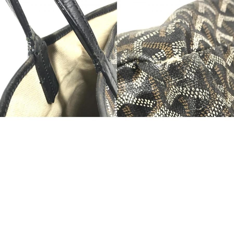 GOYARD ゴヤール サンルイPM サンルイ PM ポーチ付き トートバッグ カバン 肩掛け ショルダーバッグ ブラック ユニセックス【中古】 | GOYARD | 09
