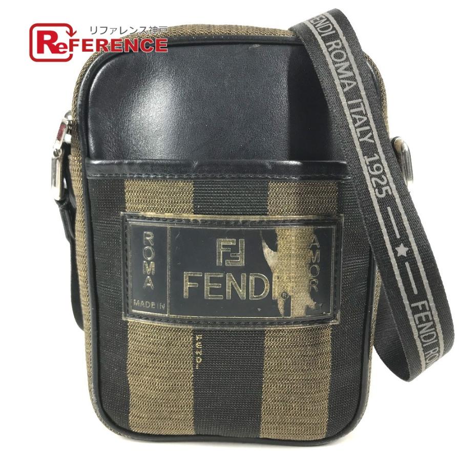 FENDI フェンディ ペカン ロゴ 斜め掛け ポシェット カバン ショルダーバッグ ブラウン ユニセックス【中古】 | FENDI