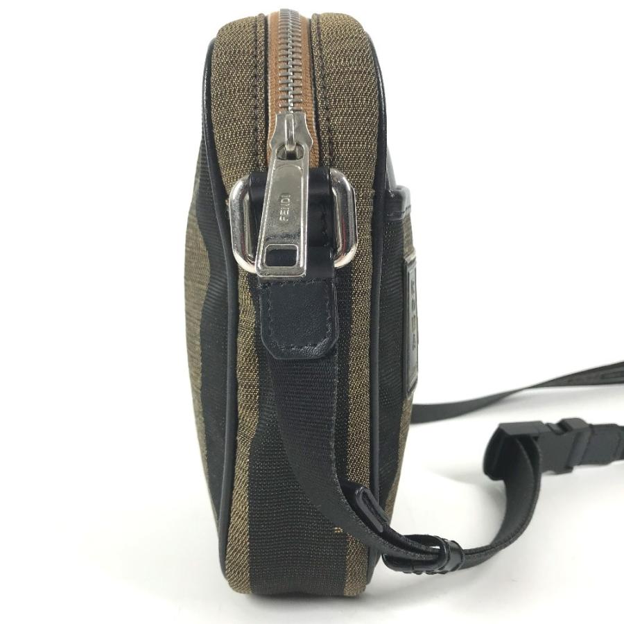 FENDI フェンディ ペカン ロゴ 斜め掛け ポシェット カバン ショルダーバッグ ブラウン ユニセックス【中古】 | FENDI | 01