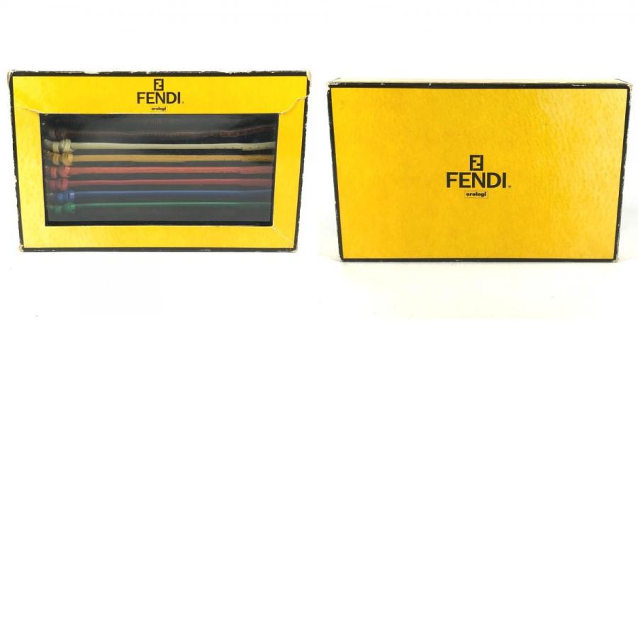 FENDI フェンディ 640L チェンジベルト 7色 カメレオン 替えベルトのみ ウォッチ 腕時計 マルチカラー レディース【中古】 | FENDI | 09