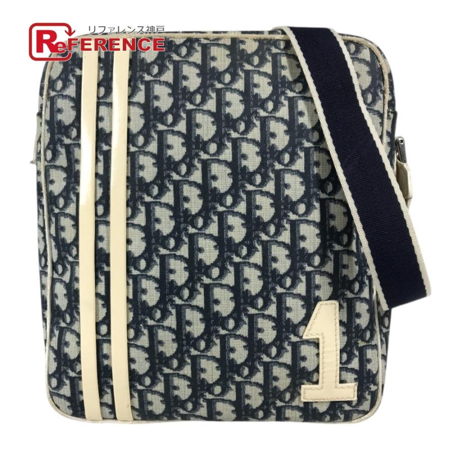 Dior ディオール ロゴ トロッター NO1 斜め掛け カバン ポシェット ショルダーバッグ ブルー ユニセックス【中古】 | 
