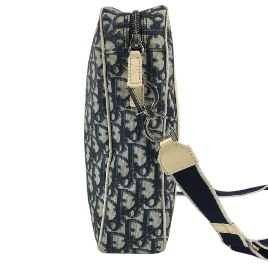 Dior ディオール ロゴ トロッター NO1 斜め掛け カバン ポシェット ショルダーバッグ ブルー ユニセックス【中古】 |  | 03