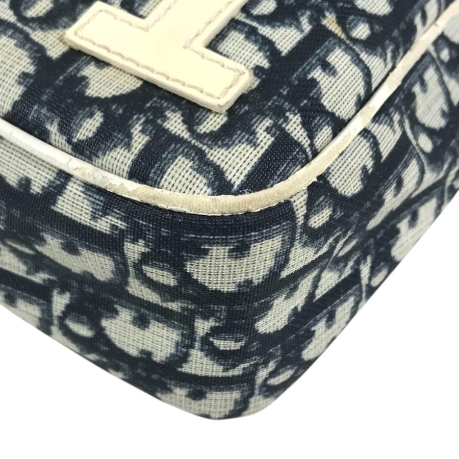Dior ディオール ロゴ トロッター NO1 斜め掛け カバン ポシェット ショルダーバッグ ブルー ユニセックス【中古】 |  | 05