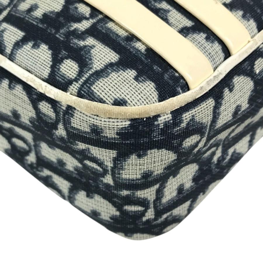Dior ディオール ロゴ トロッター NO1 斜め掛け カバン ポシェット ショルダーバッグ ブルー ユニセックス【中古】 |  | 06
