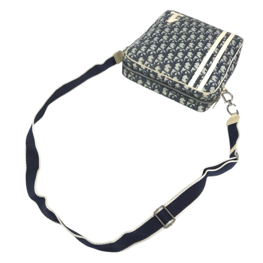 Dior ディオール ロゴ トロッター NO1 斜め掛け カバン ポシェット ショルダーバッグ ブルー ユニセックス【中古】 |  | 07