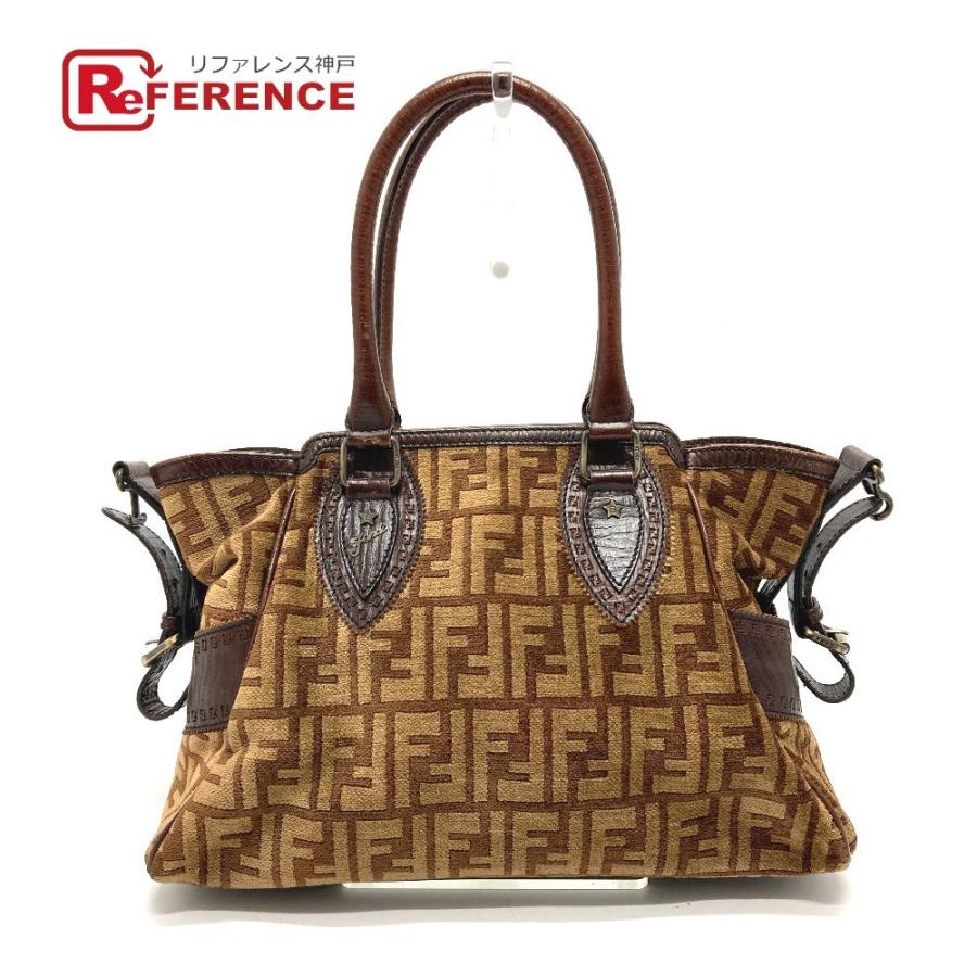 FENDI フェンディ ズッカ FF柄 ロゴ エトニコ セミショルダー