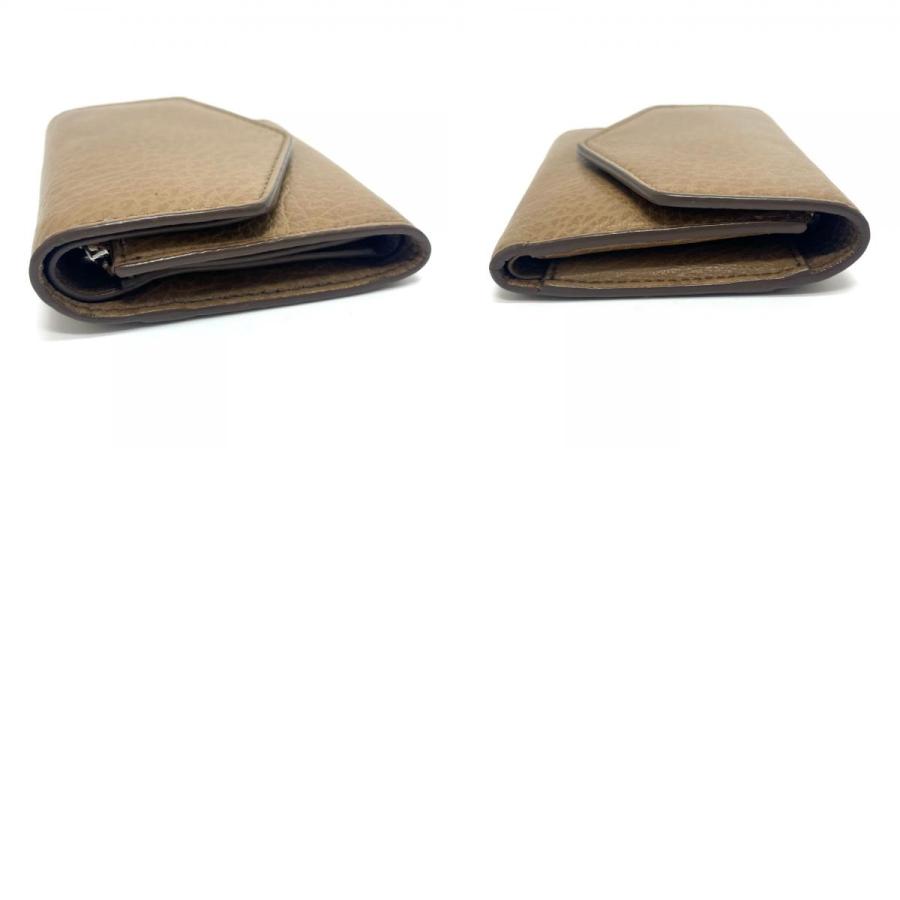 Maison Margiela メゾンマルジェラ S56UI0136 エンベロープ ウォレット 財布 ミニウォレット 3つ折り財布 ベージュ系 レディース【中古】 |  | 09