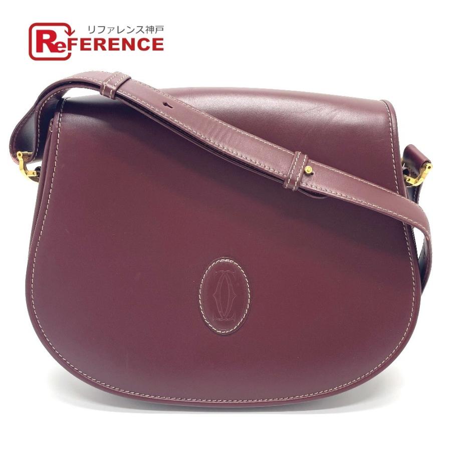 CARTIER カルティエ マストライン フラップ 肩掛け ショルダーバッグ