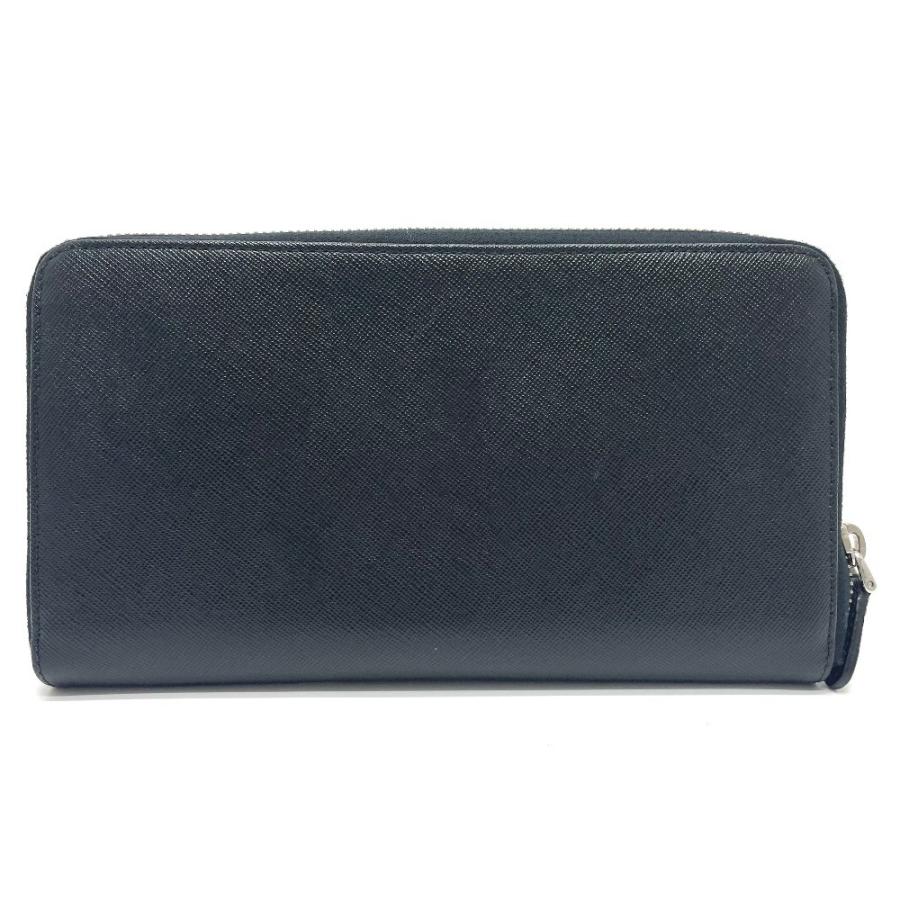 美品 PRADA プラダ 1M1188 三角ロゴ オーガナイザー ロングウォレット