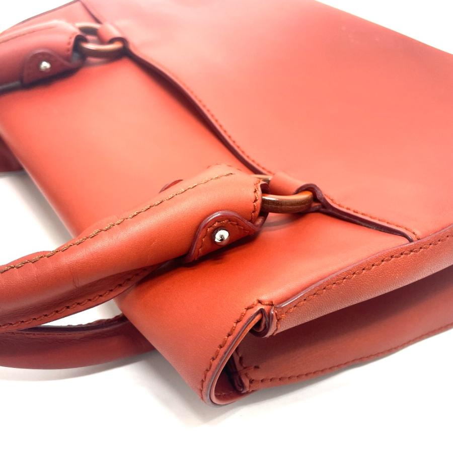Salvatore Ferragamo サルヴァトーレフェラガモ 7899 カバン バッグ ハンドバッグ テラコッタ レッド系 レディース【中古】 |  | 03
