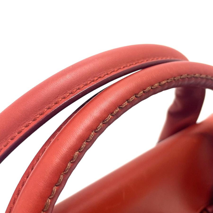 Salvatore Ferragamo サルヴァトーレフェラガモ 7899 カバン バッグ ハンドバッグ テラコッタ レッド系 レディース【中古】 |  | 04