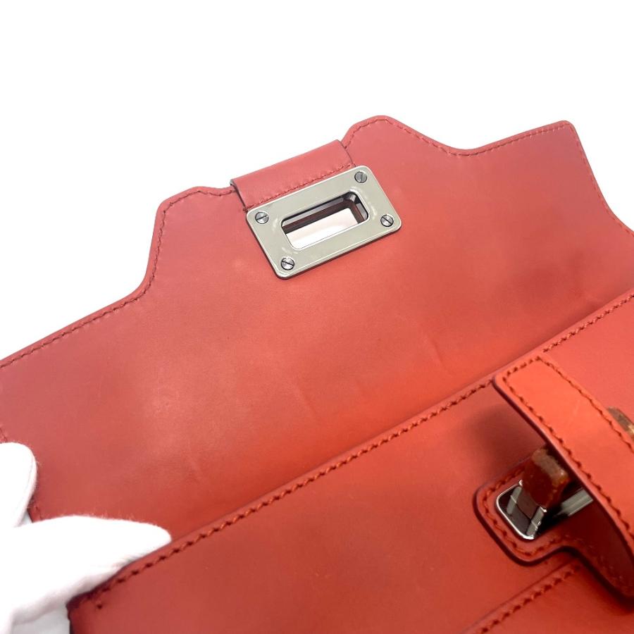 Salvatore Ferragamo サルヴァトーレフェラガモ 7899 カバン バッグ ハンドバッグ テラコッタ レッド系 レディース【中古】 |  | 06