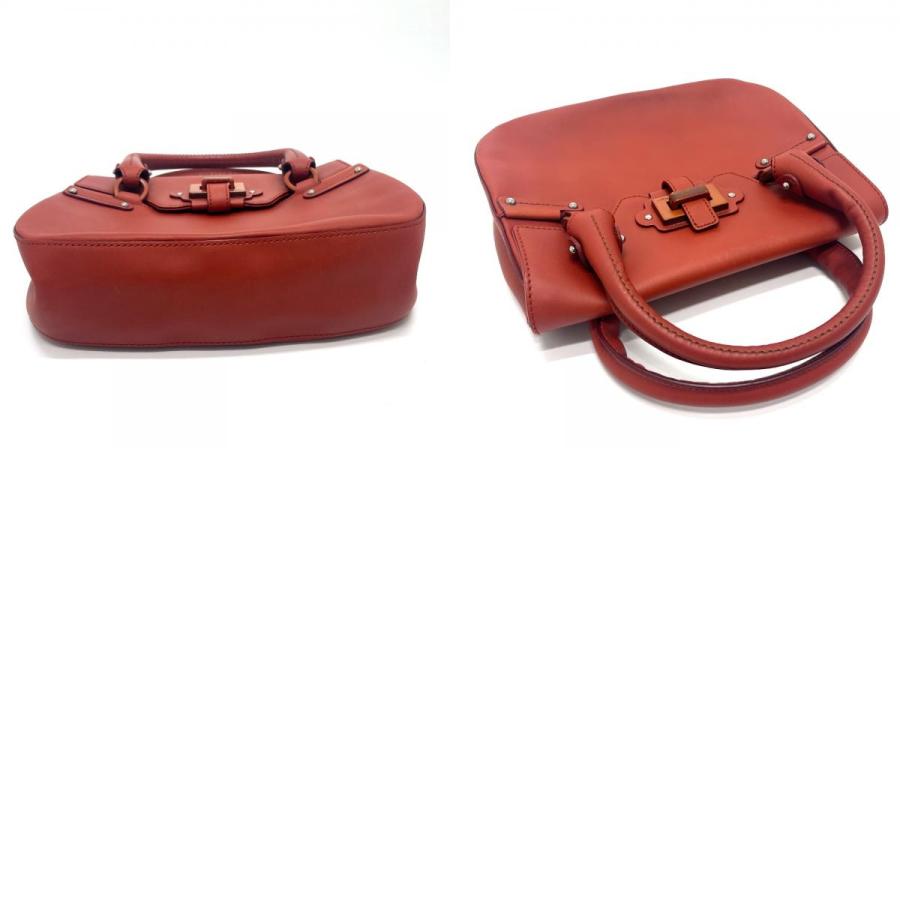 Salvatore Ferragamo サルヴァトーレフェラガモ 7899 カバン バッグ ハンドバッグ テラコッタ レッド系 レディース【中古】 |  | 09