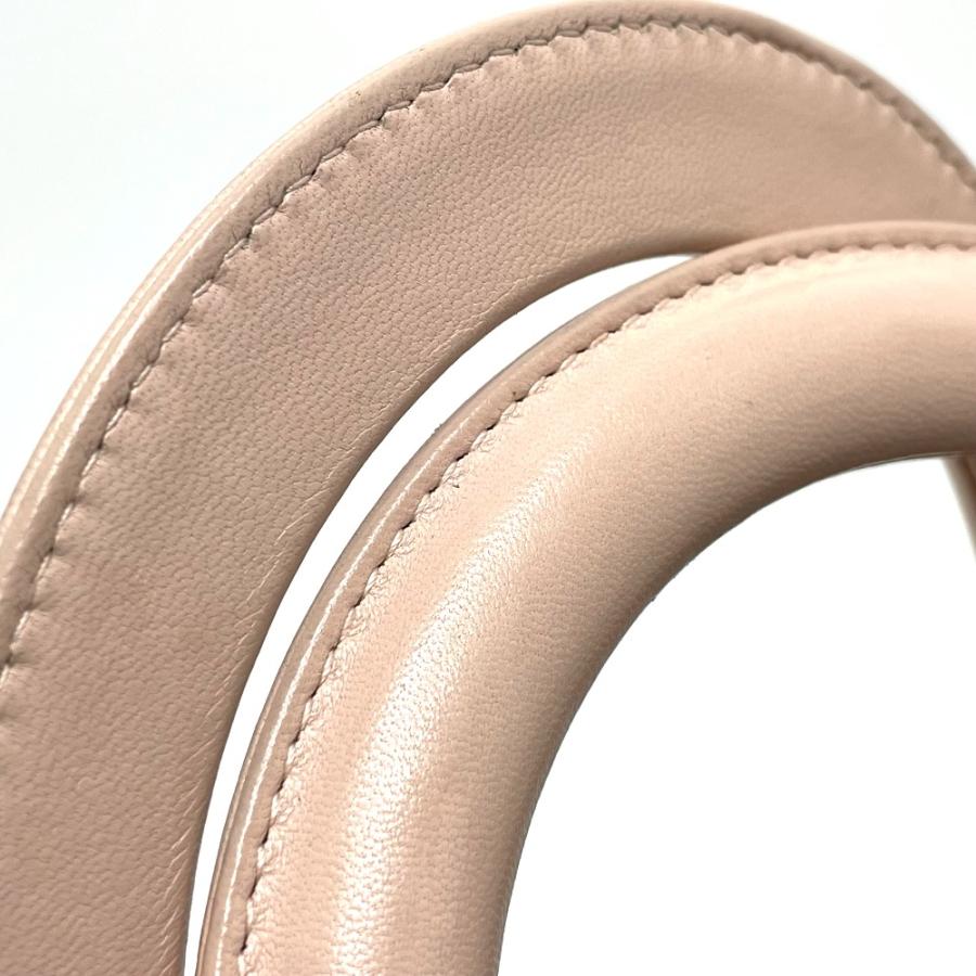 Dior ディオール カナージュ レディディオール 2WAY ショルダーバッグ ハンドバッグ レザー ブルー×イエロー×ピンク レディース【中古】