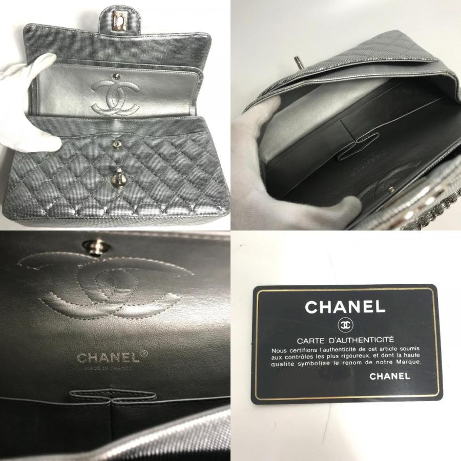CHANEL チェーンショルダーバッグ CHANEL シャネル マトラッセ 25 Wチェーン ココマーク CC