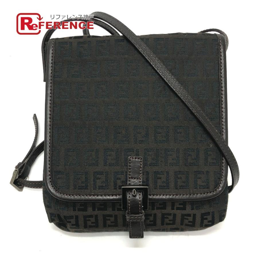FENDI フェンディ 8BT052 ズッキーノ ポシェット 斜め掛け ショルダー  