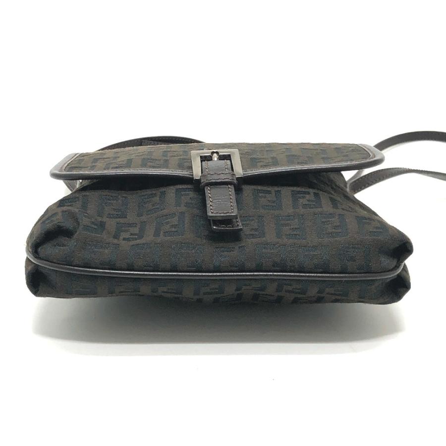 FENDI フェンディ 8BT052 ズッキーノ ポシェット 斜め掛け ショルダー  