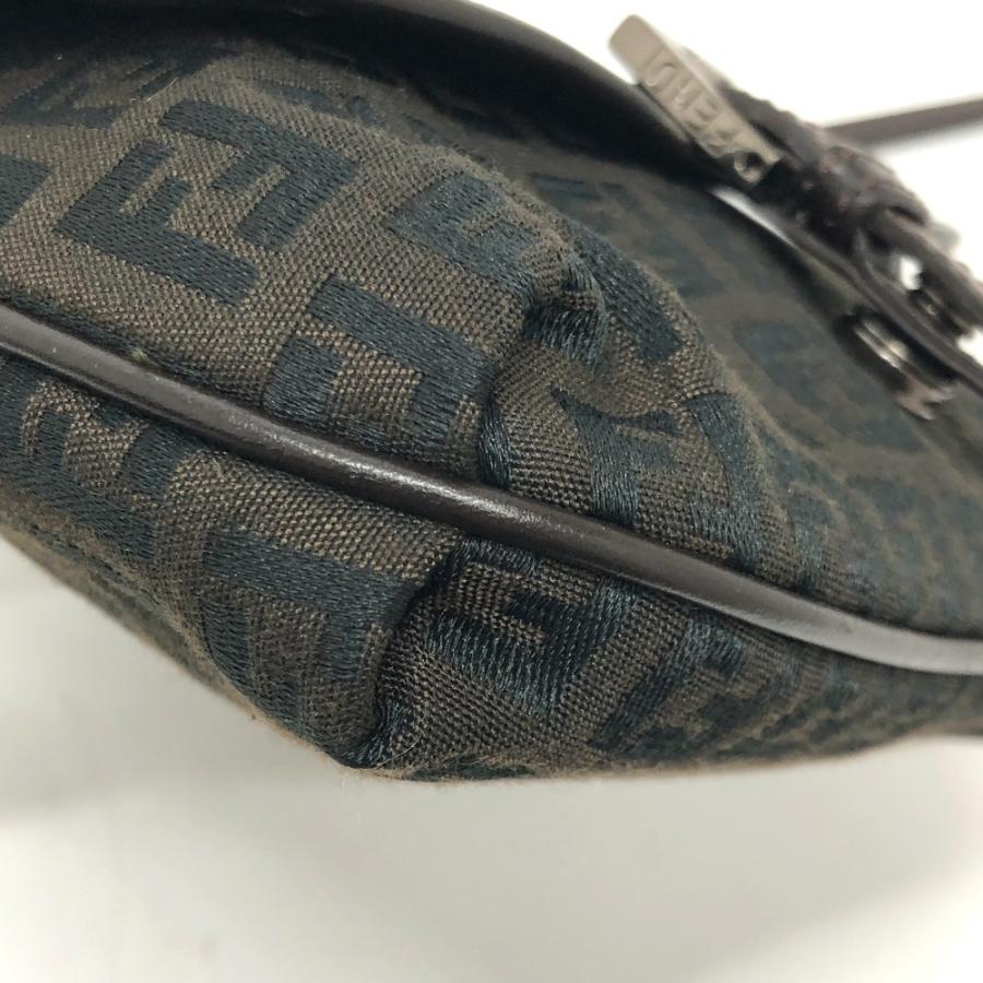 FENDI フェンディ 8BT052 ズッキーノ ポシェット 斜め掛け ショルダー  