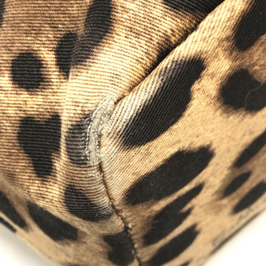 DOLCE&GABBANA ドルチェアンドガッバーナ レオパード ヒョウ柄 カバン ハンドバッグ ドルガバ トートバッグ ブラウン×オレンジ 【中古】 |  | 07