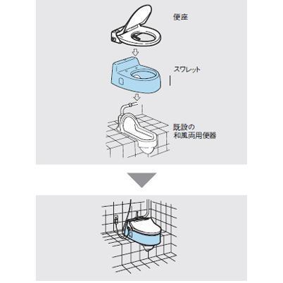 [CS501_SC1] TOTO スワレット 和風便器改造用腰掛便器 激安 特価 SALE！ 爆買の画像