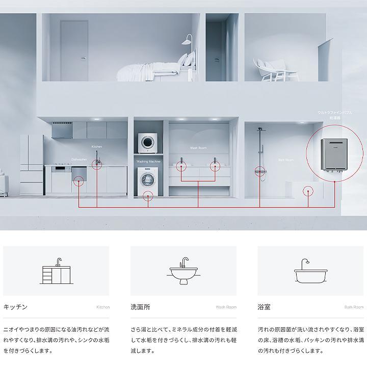 Rinnai ガスふろ給湯器 RUF-UE2406AW Amazon | 【都市ガス用】RUF-UE2406AW リンナイ ガス給湯器